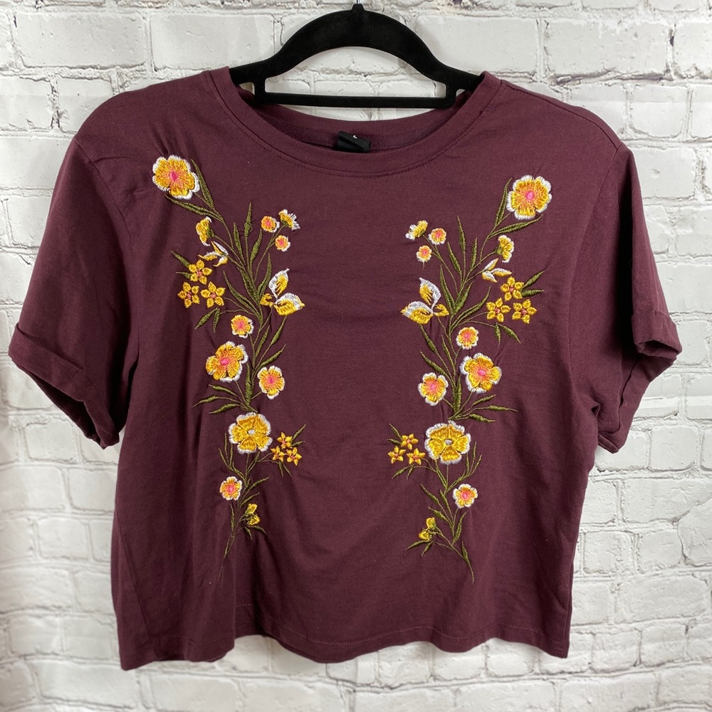 Floral tee shirt